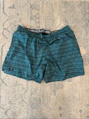 Under Armour Teal Athletic/Swim Lined